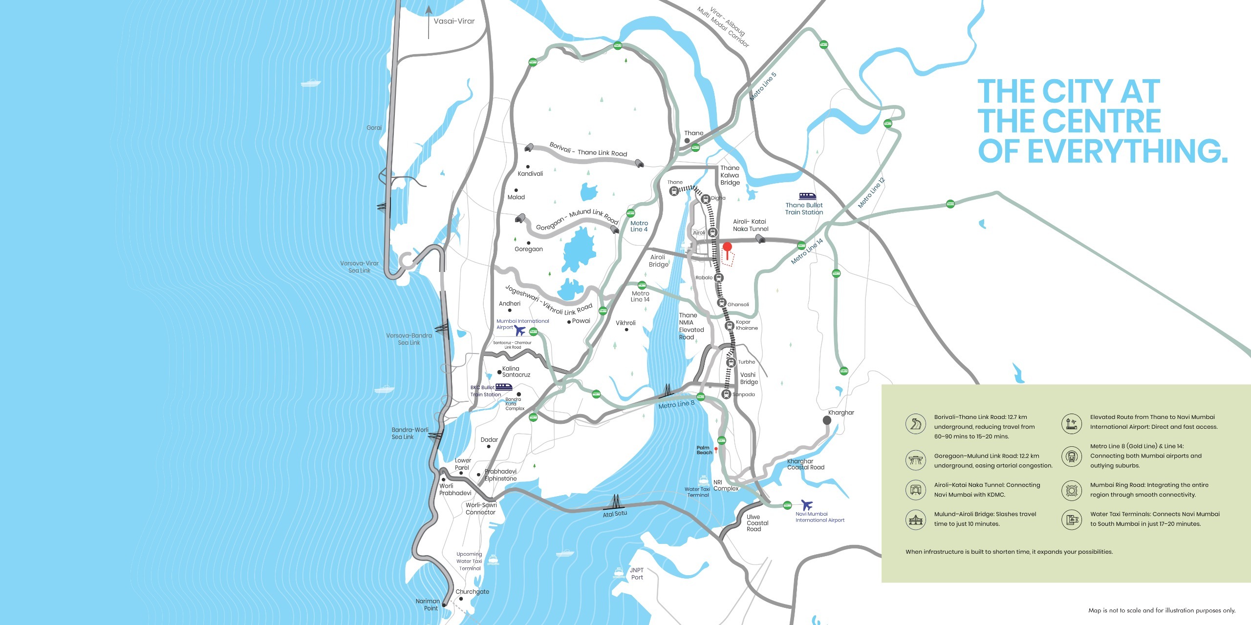 Location Map — Delta Tricity, Airoli